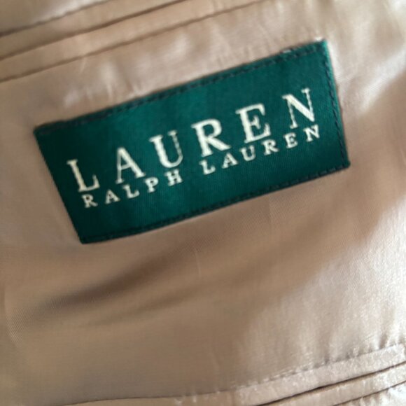 Lauren Ralph Lauren Golden Checkered Blazer Size 44S - Picture 11 of 12